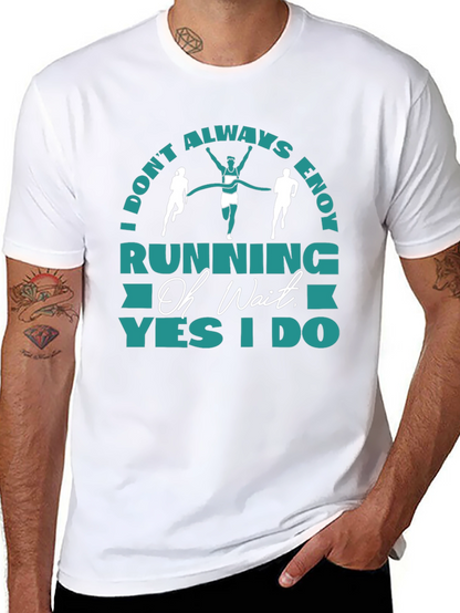 Camiseta Negra Running: Oh Wait Yes I Do