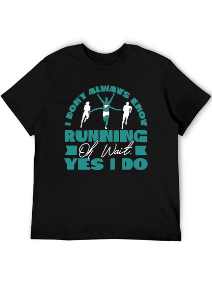 Camiseta Negra Running: Oh Wait Yes I Do
