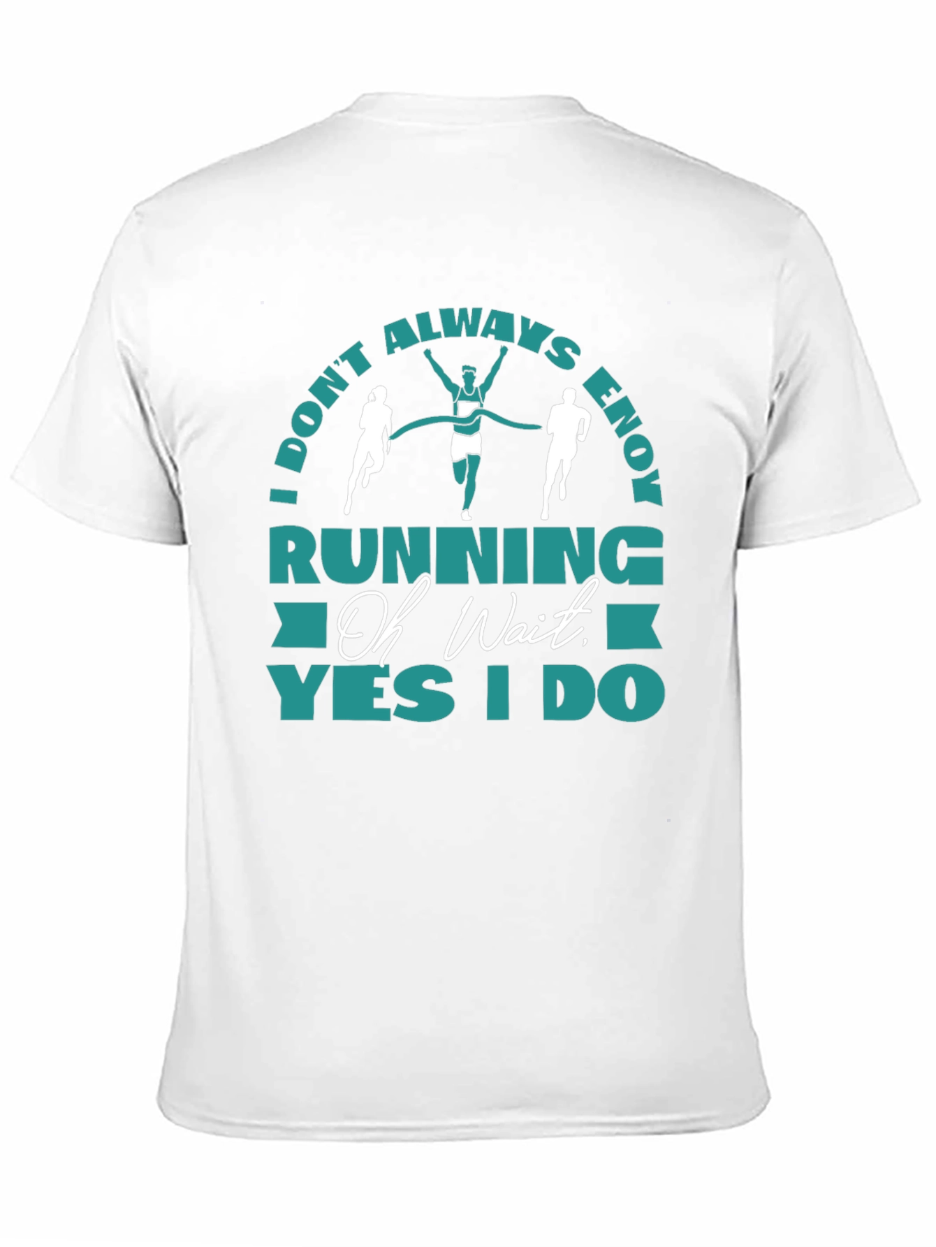 Camiseta Negra Running: Oh Wait Yes I Do