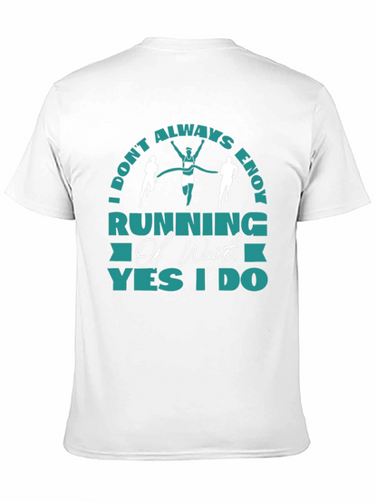 Camiseta Negra Running: Oh Wait Yes I Do