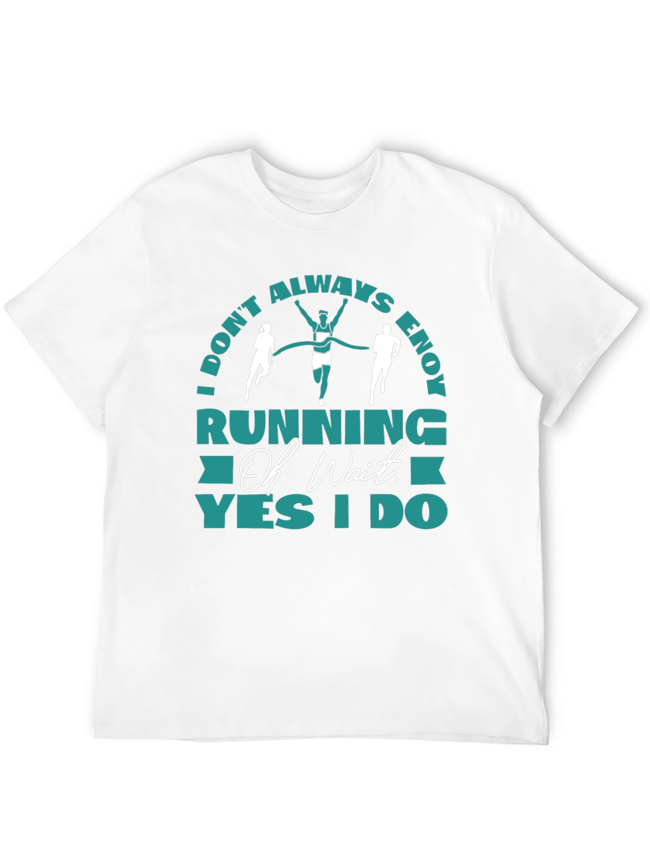 Camiseta Negra Running: Oh Wait Yes I Do