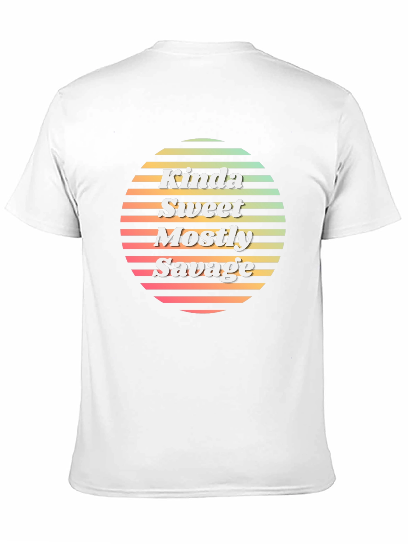 Camiseta Negra Kinda Sweet Mostly Savage