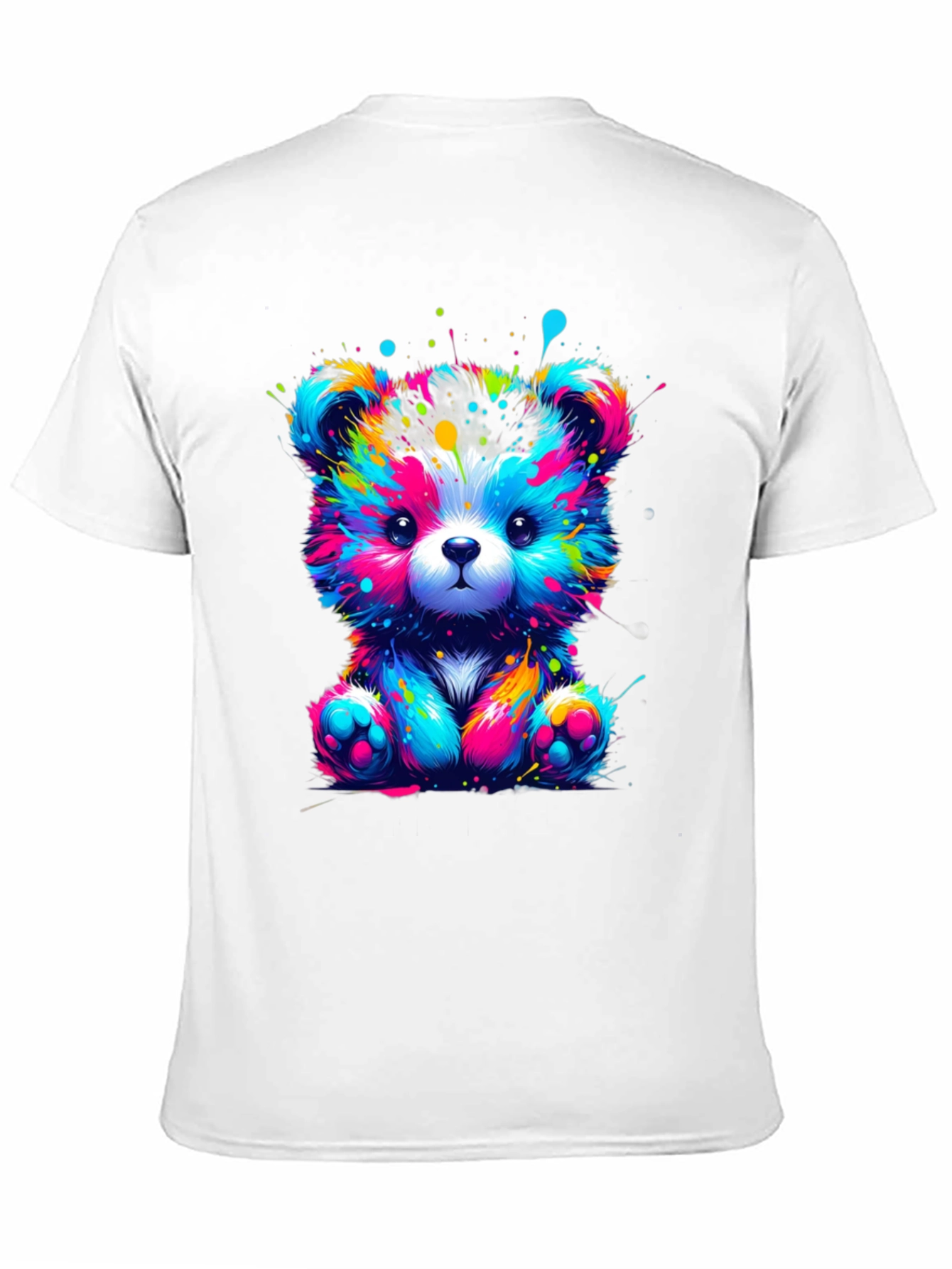 Camiseta Oso de Peluche Neon