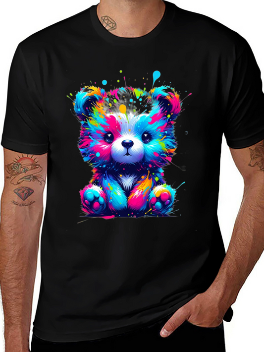 Camiseta Oso de Peluche Neon