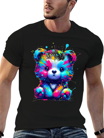 Camiseta Oso de Peluche Neon