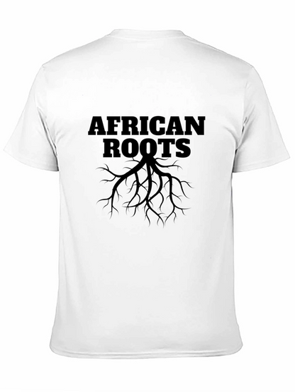 Camiseta Negra Raíces Africanas para Hombre