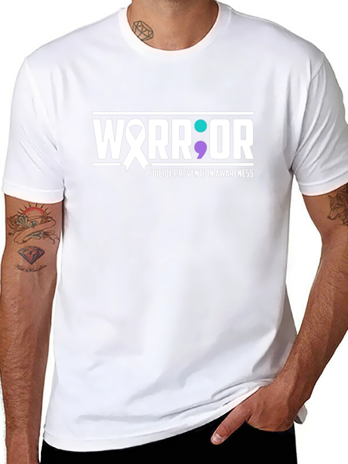 Camiseta Warrior: Conciencia sobre el Suicidio