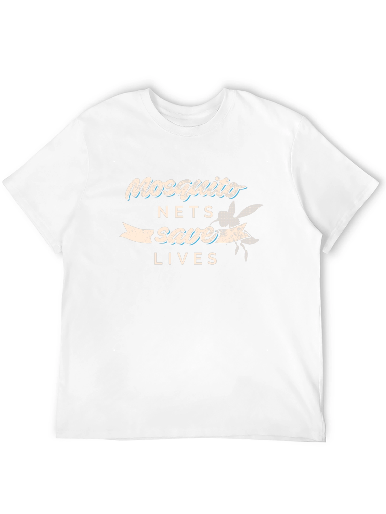 Camiseta Negra: ¡Mosquiteros Salvan Vidas!