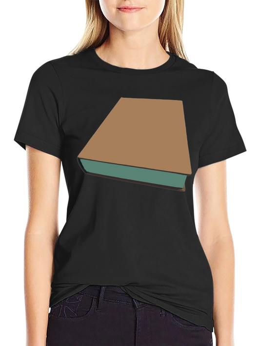 Camiseta Negra con Diseño de Libro Clásico