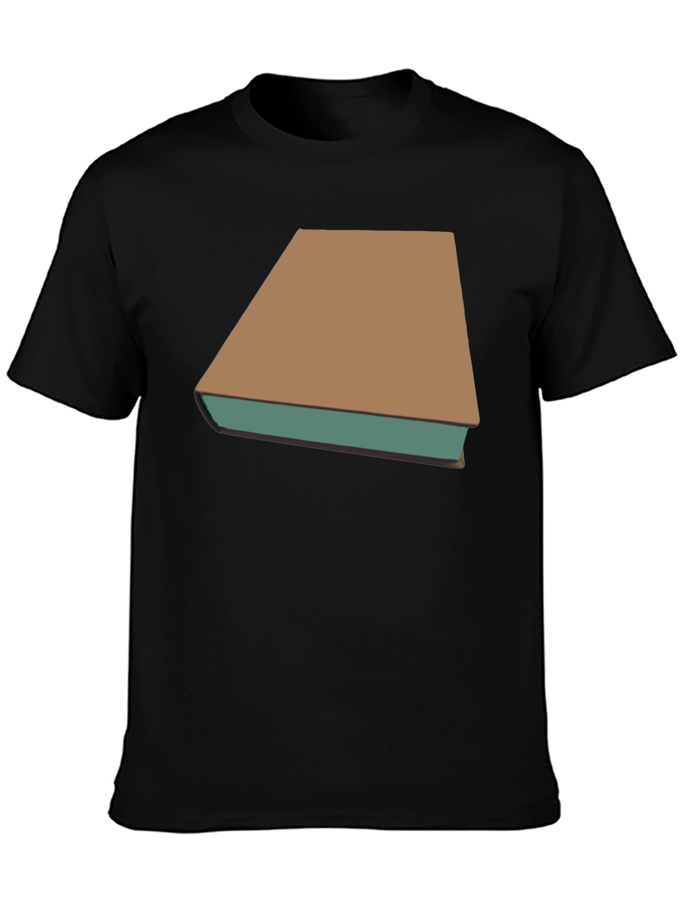 Camiseta Negra con Diseño de Libro Clásico