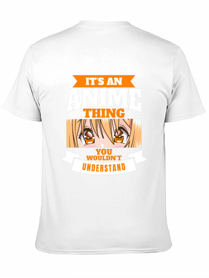 Camiseta Negra Es Cosa de Anime