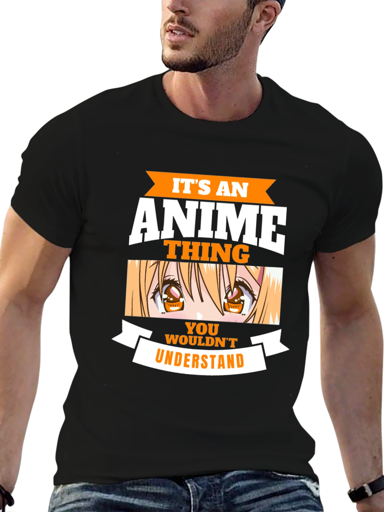 Camiseta Negra Es Cosa de Anime