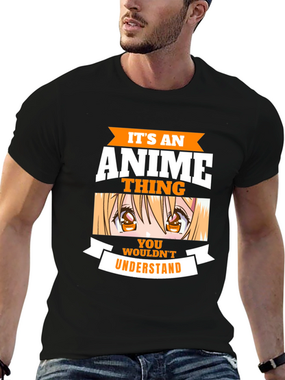 Camiseta Negra Es Cosa de Anime
