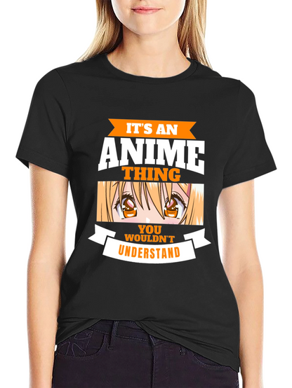 Camiseta Negra Es Cosa de Anime