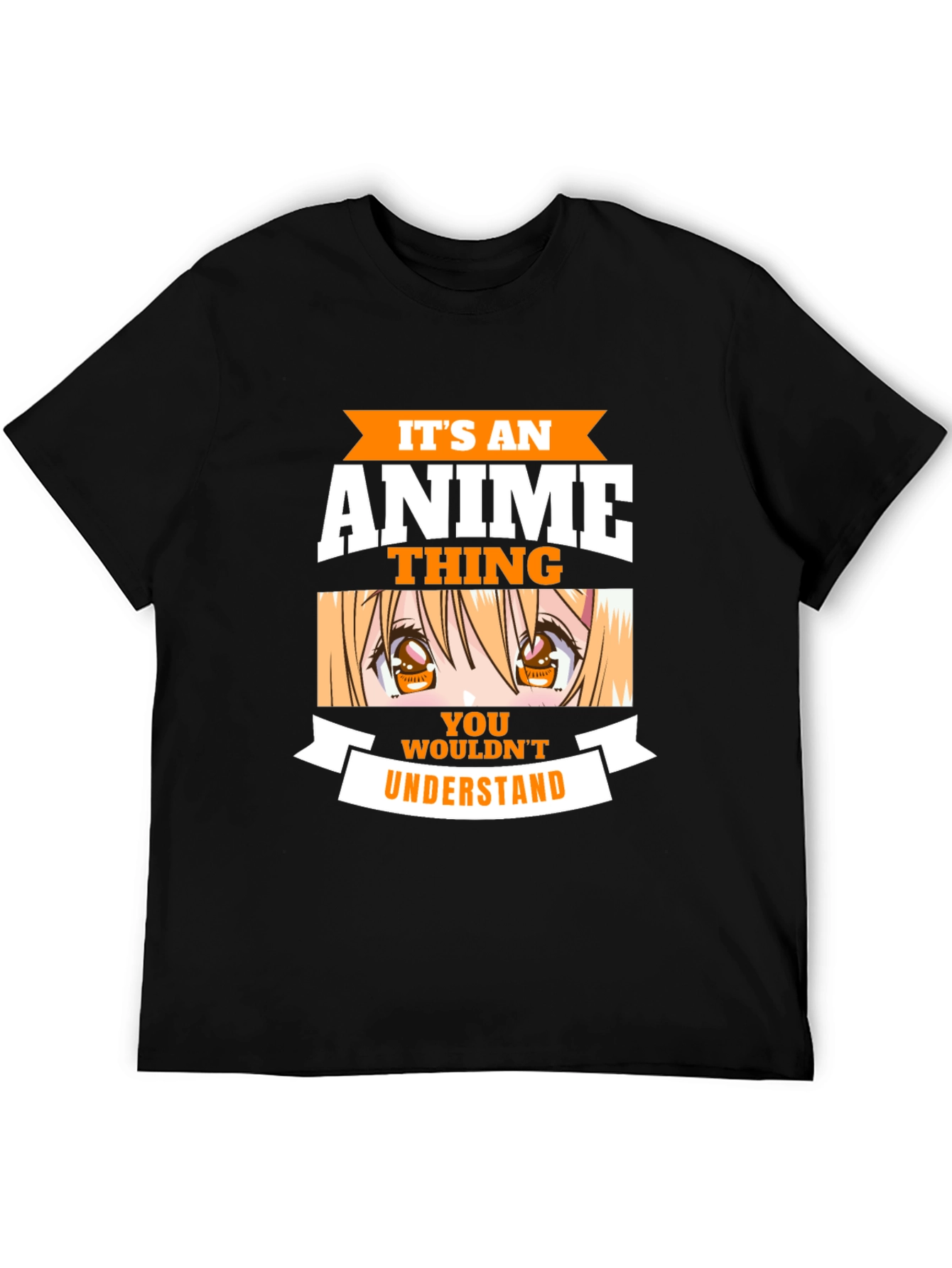 Camiseta Negra Es Cosa de Anime