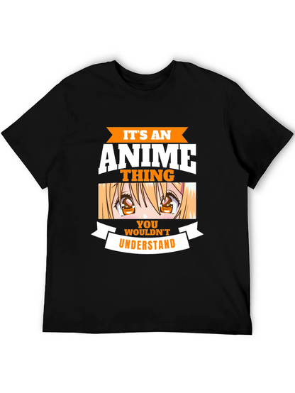 Camiseta Negra Es Cosa de Anime