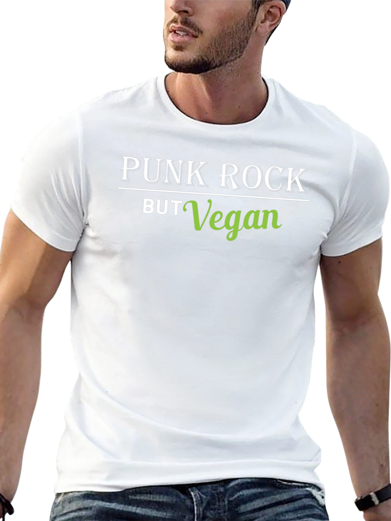 Camiseta Punk Rock But Vegan