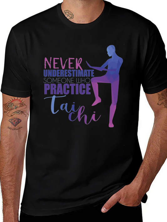 Camiseta Negra con Diseño de Tai Chi