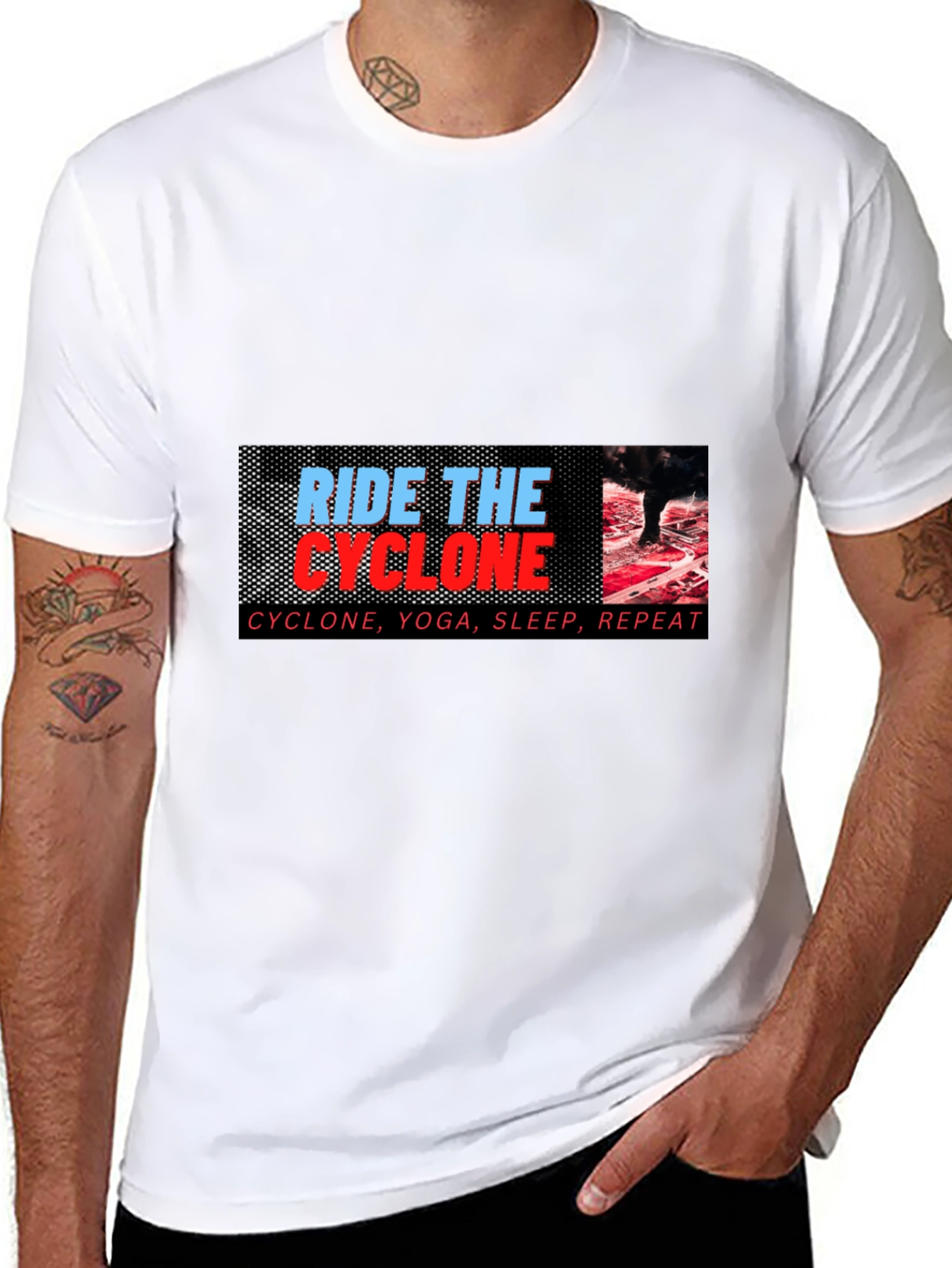 Camiseta Negra Ride the Cyclone