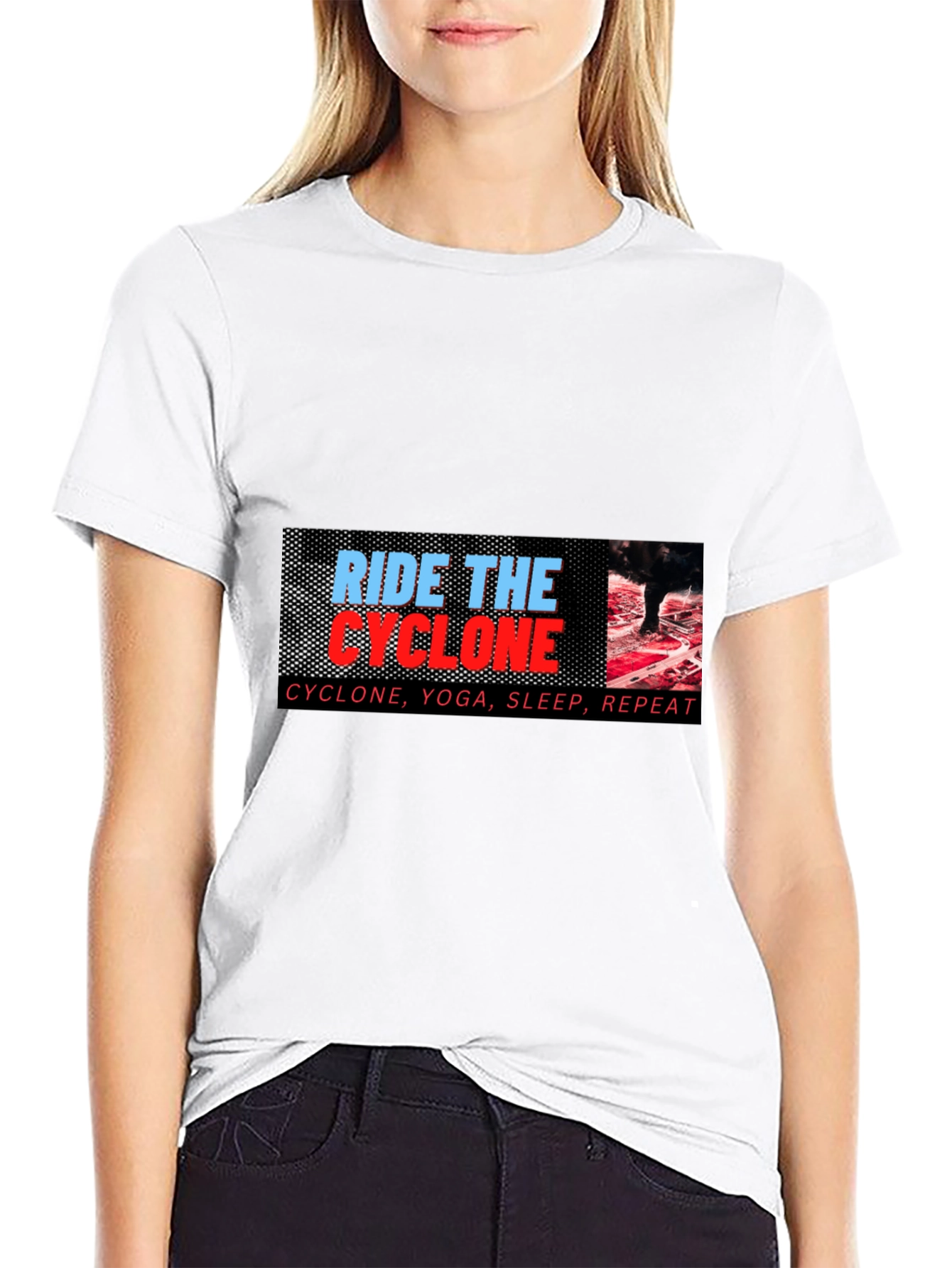 Camiseta Negra Ride the Cyclone