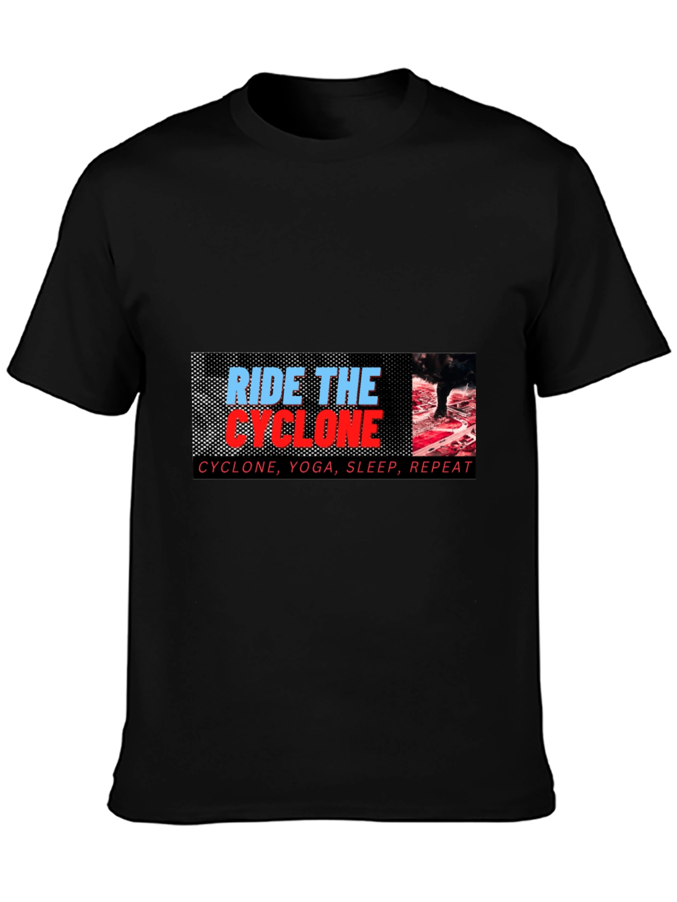 Camiseta Negra Ride the Cyclone