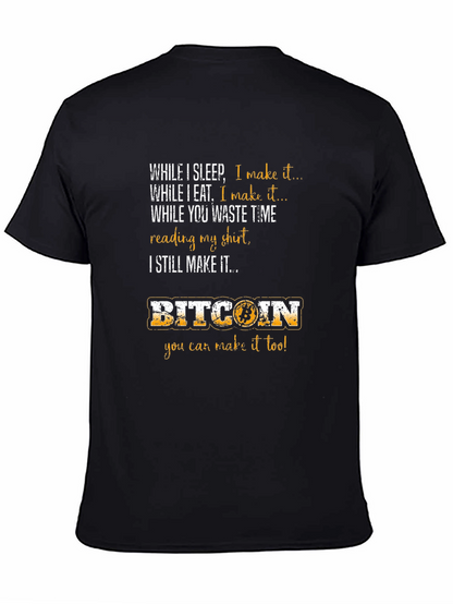 Camiseta Bitcoin: Gana Dinero Mientras Duermes