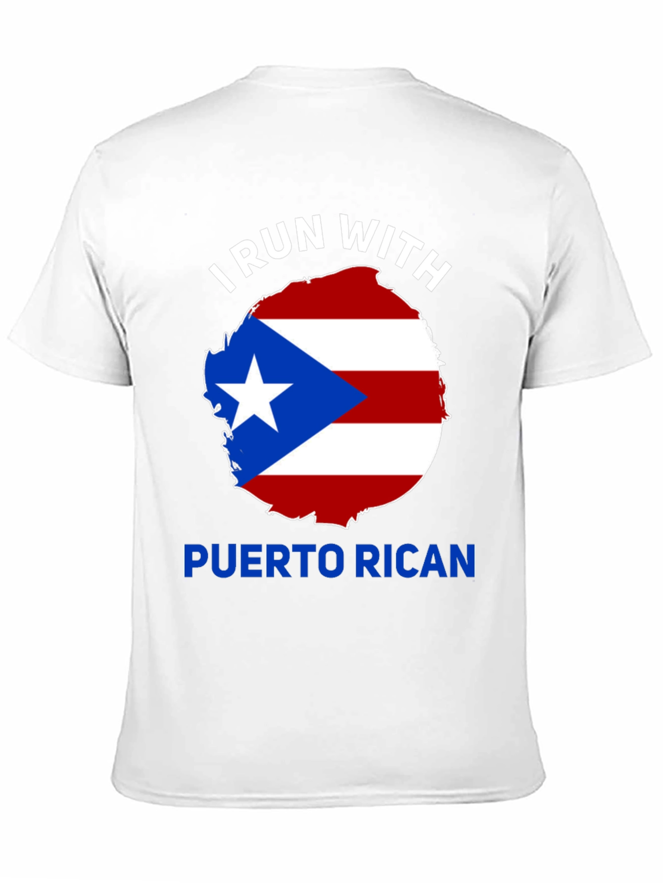 Camiseta Negra: ¡Corro Con Puerto Rico!