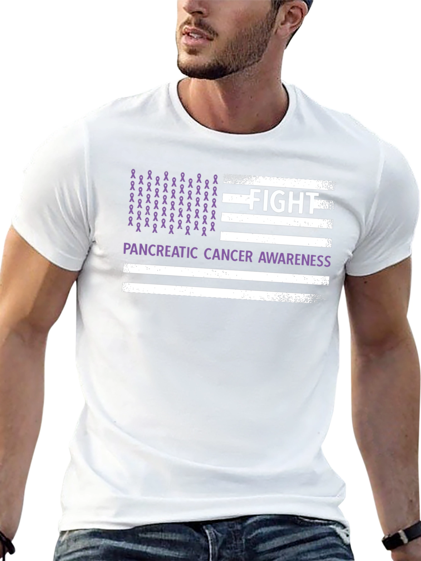 Camiseta Conciencia Cáncer Pancreático Lucha