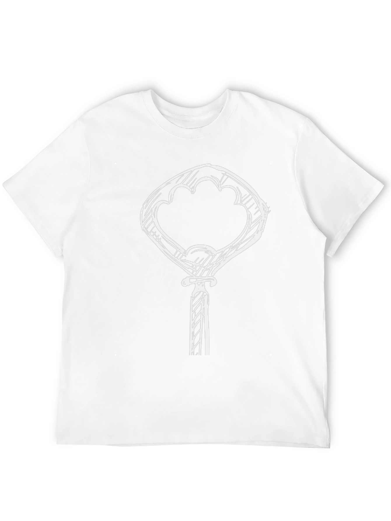 Camiseta Negra con Diseño de Llave Antigua