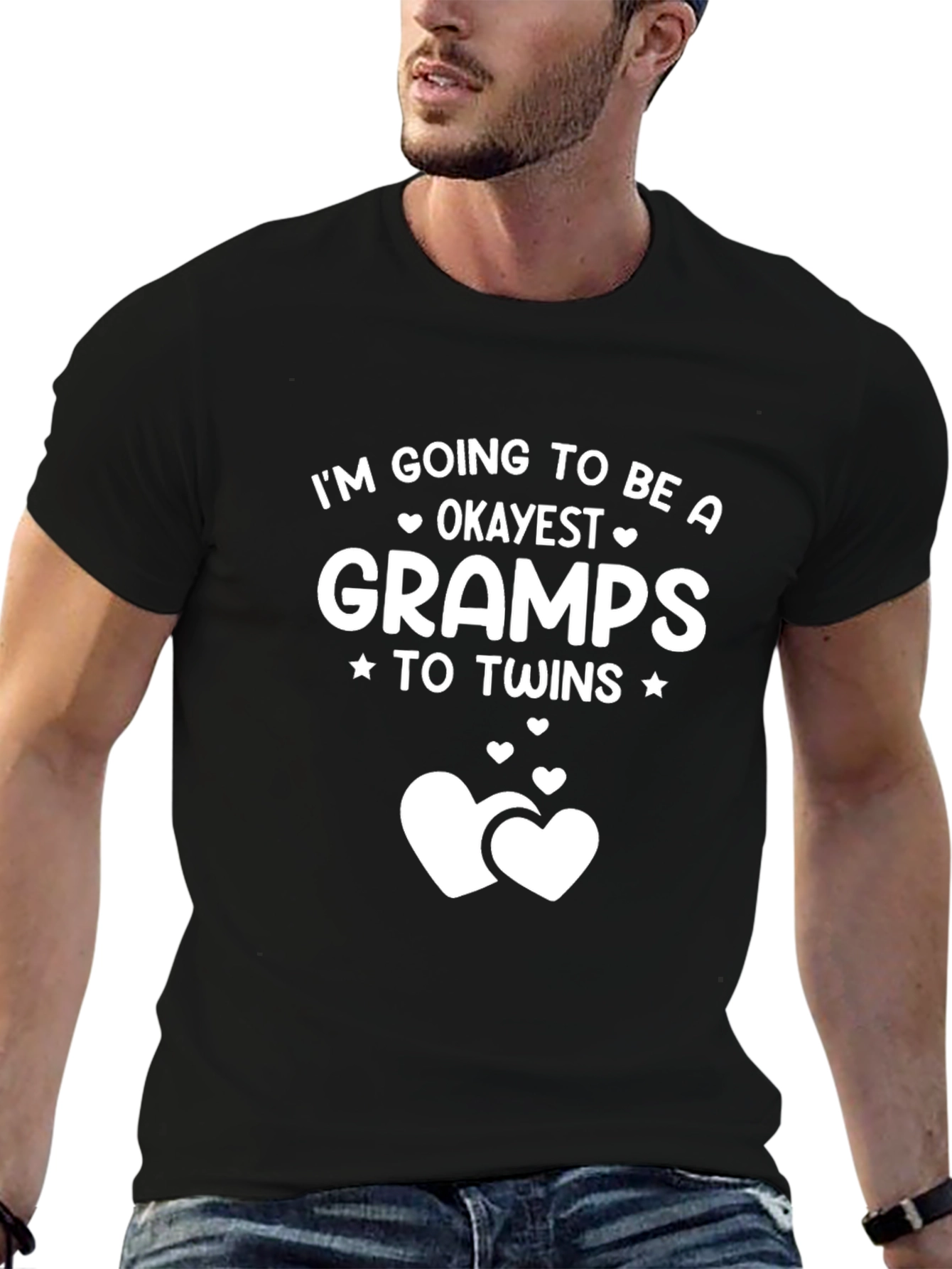 Camiseta Negra Gramps para Gemelos