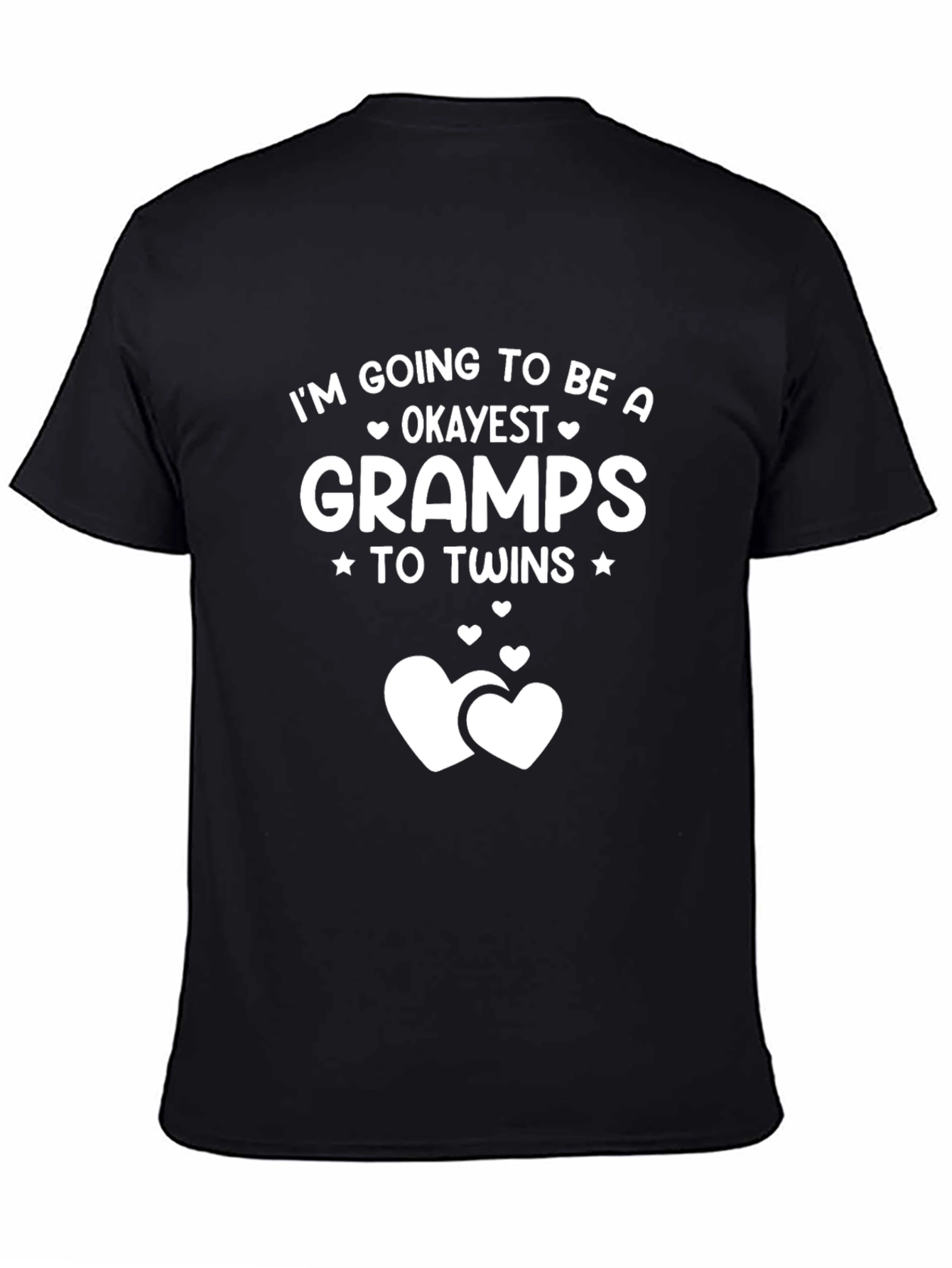 Camiseta Negra Gramps para Gemelos