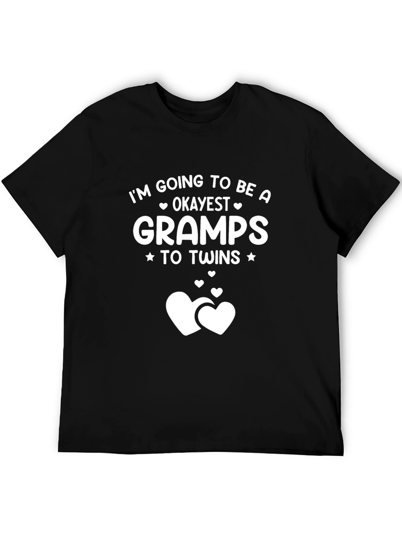 Camiseta Negra Gramps para Gemelos