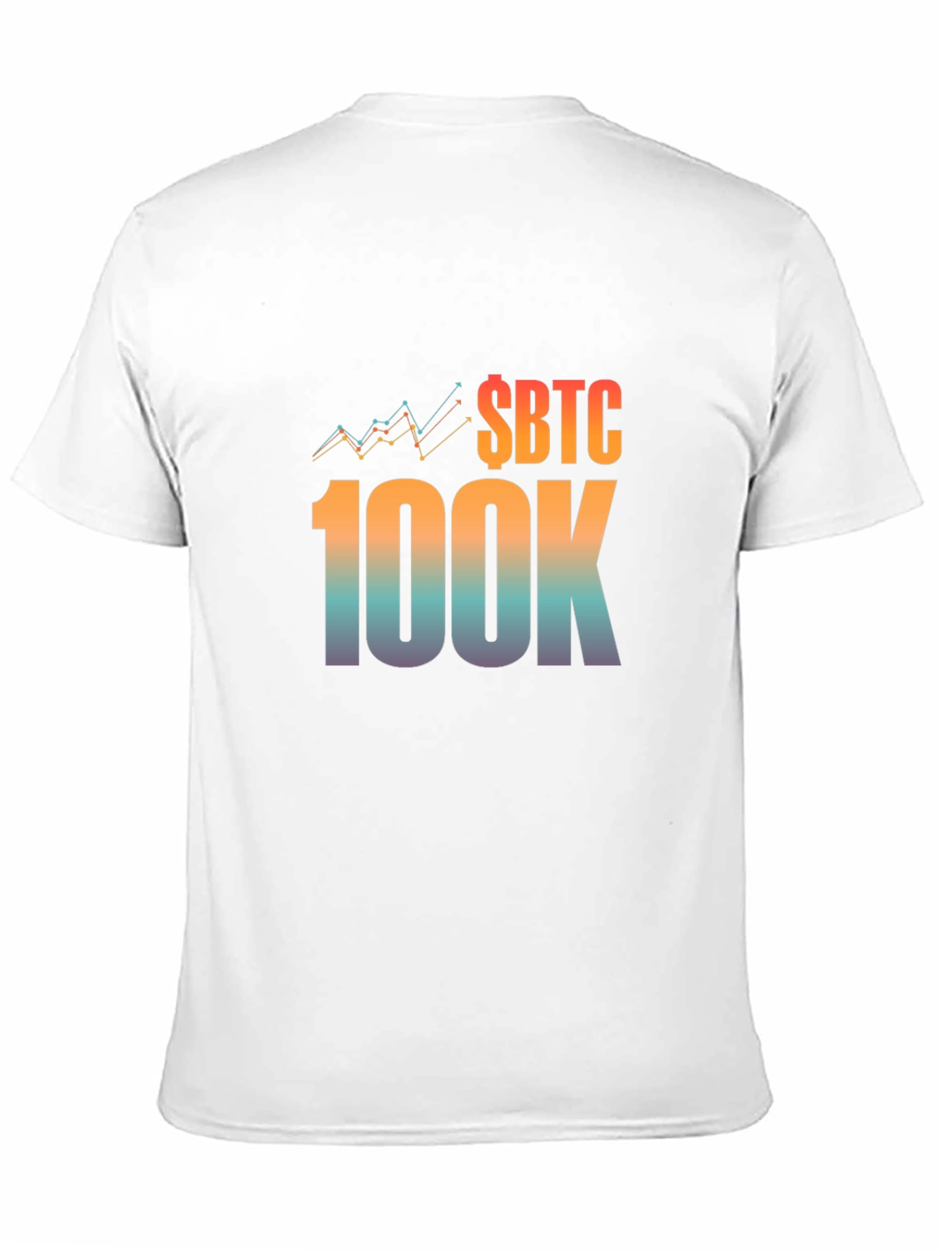 Camiseta Negra Bitcoin 100K Inversión