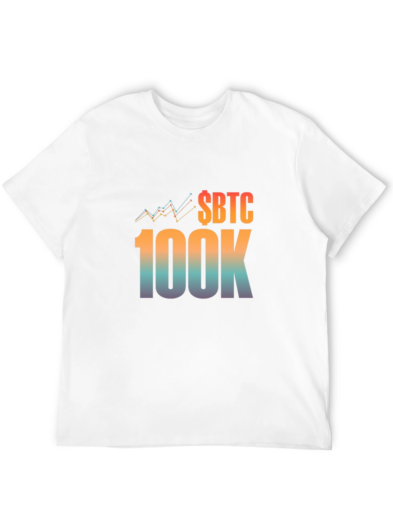 Camiseta Negra Bitcoin 100K Inversión