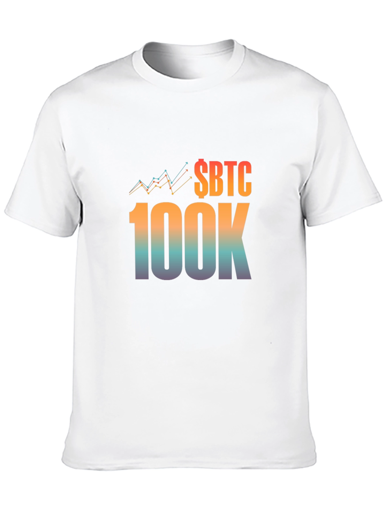 Camiseta Negra Bitcoin 100K Inversión