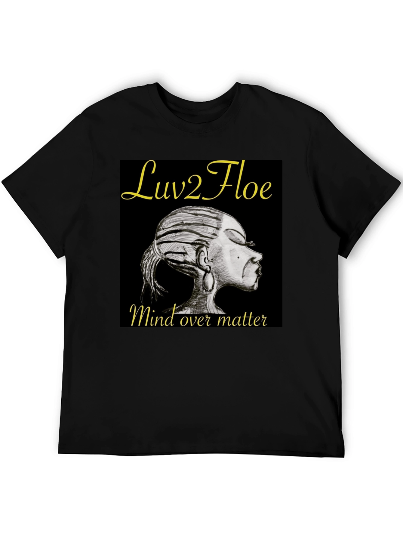 Camiseta Negra Luv2Floe: Mind Over Matter