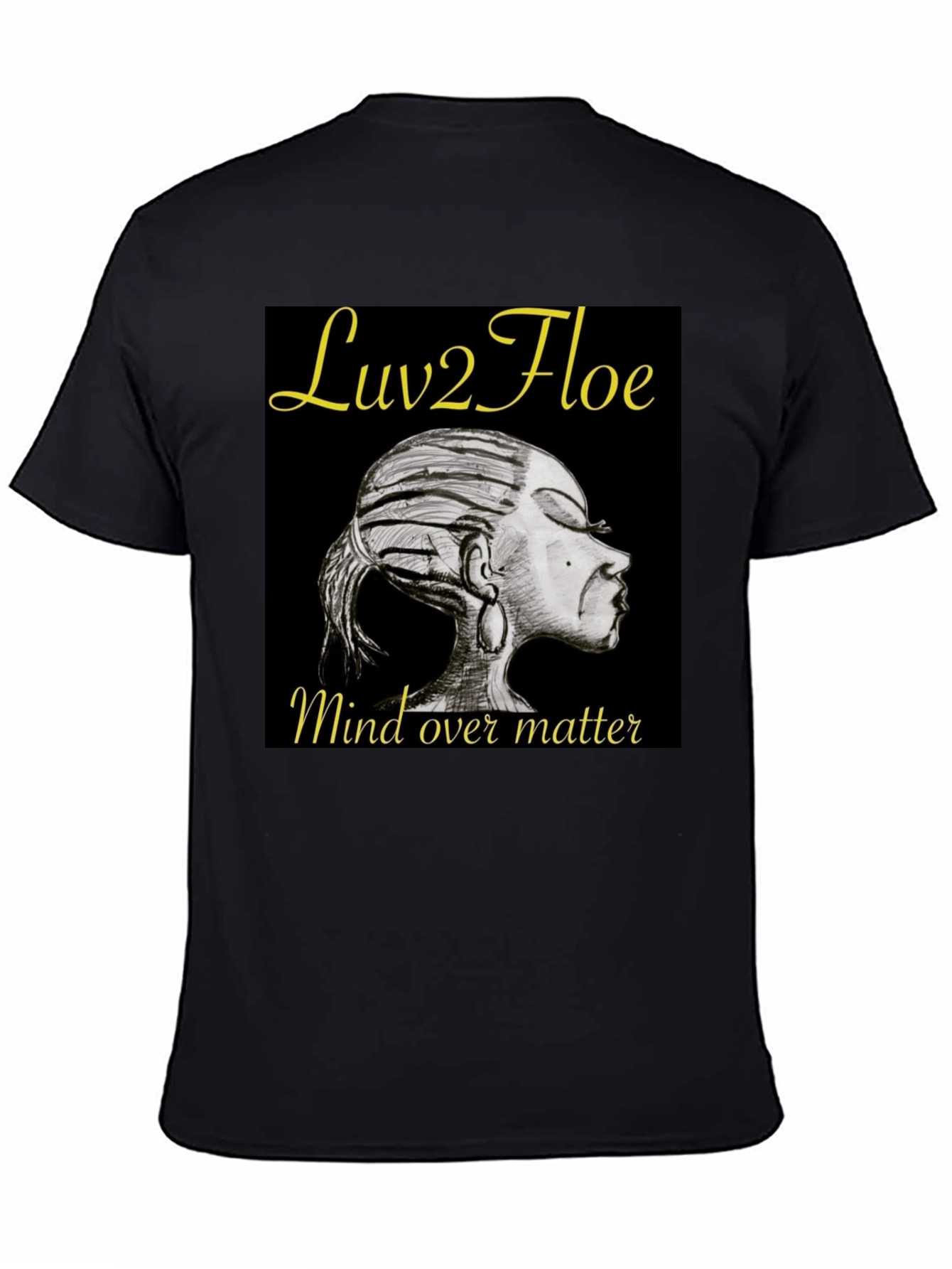 Camiseta Negra Luv2Floe: Mind Over Matter