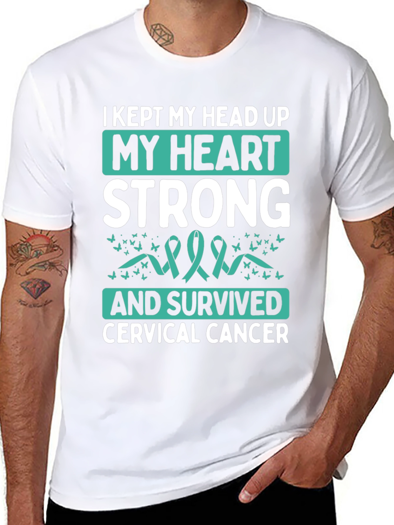 Camiseta de Superviviente de Cáncer Cervical