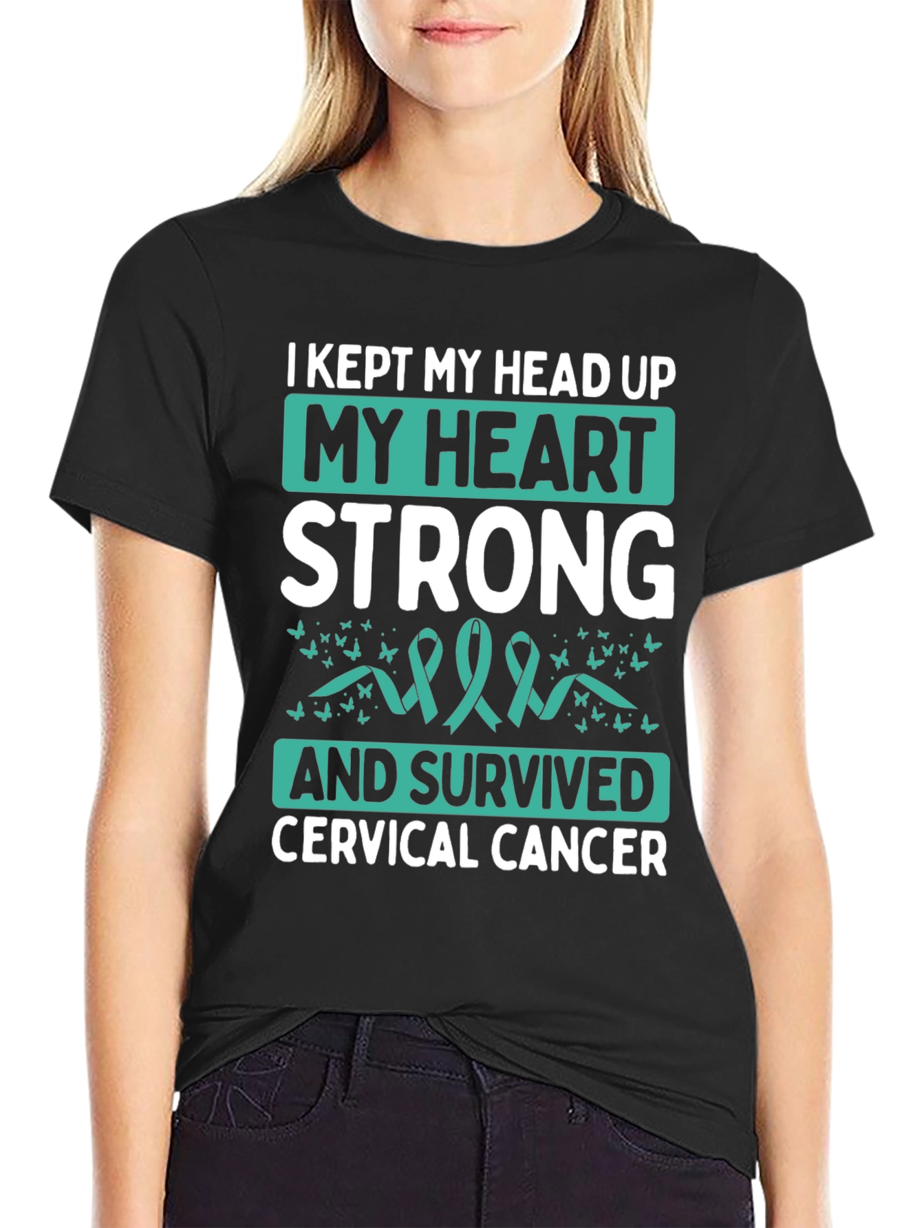 Camiseta de Superviviente de Cáncer Cervical