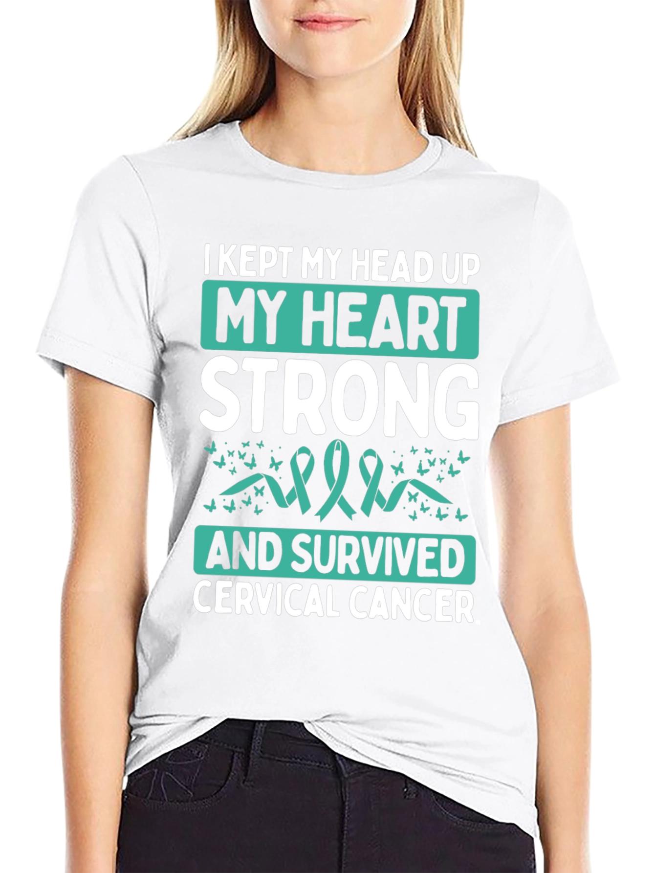 Camiseta de Superviviente de Cáncer Cervical