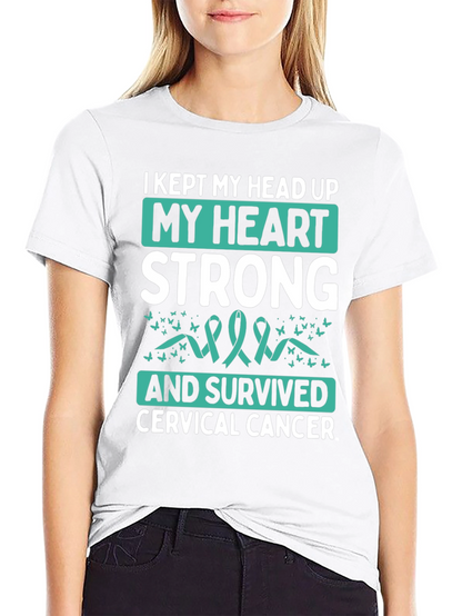 Camiseta de Superviviente de Cáncer Cervical