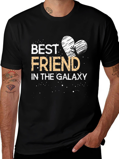 Camiseta Negra: Mejor Amigo en la Galaxia