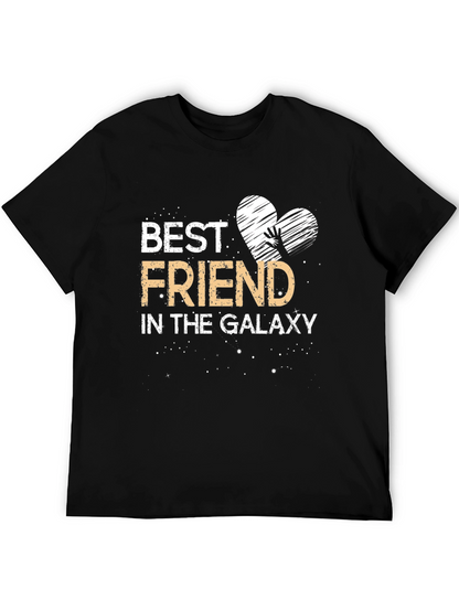 Camiseta Negra: Mejor Amigo en la Galaxia