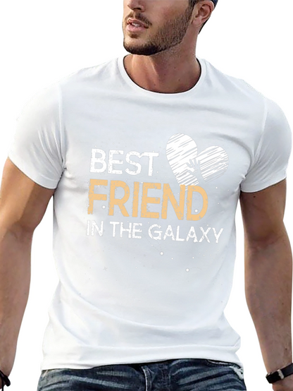 Camiseta Negra: Mejor Amigo en la Galaxia