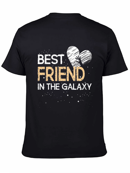 Camiseta Negra: Mejor Amigo en la Galaxia