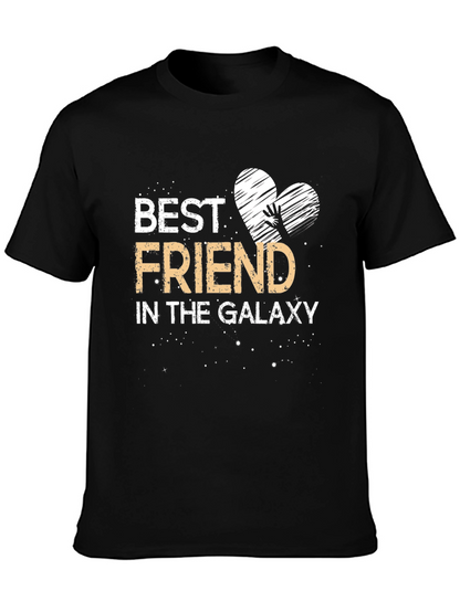 Camiseta Negra: Mejor Amigo en la Galaxia