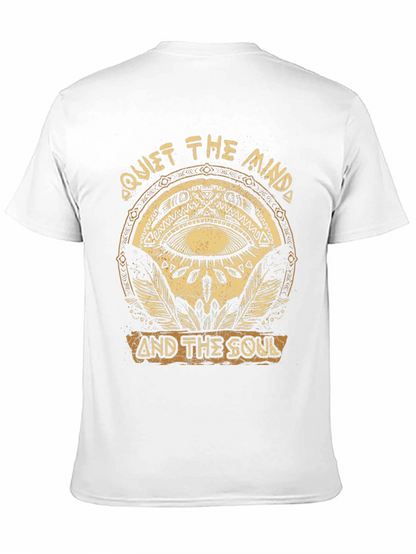 Camiseta Negra con Diseño Quiet The Mind