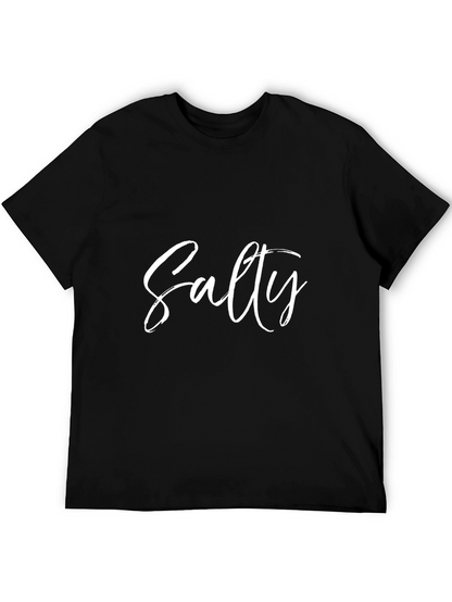 Camiseta Negra Salty para Hombre