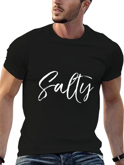 Camiseta Negra Salty para Hombre