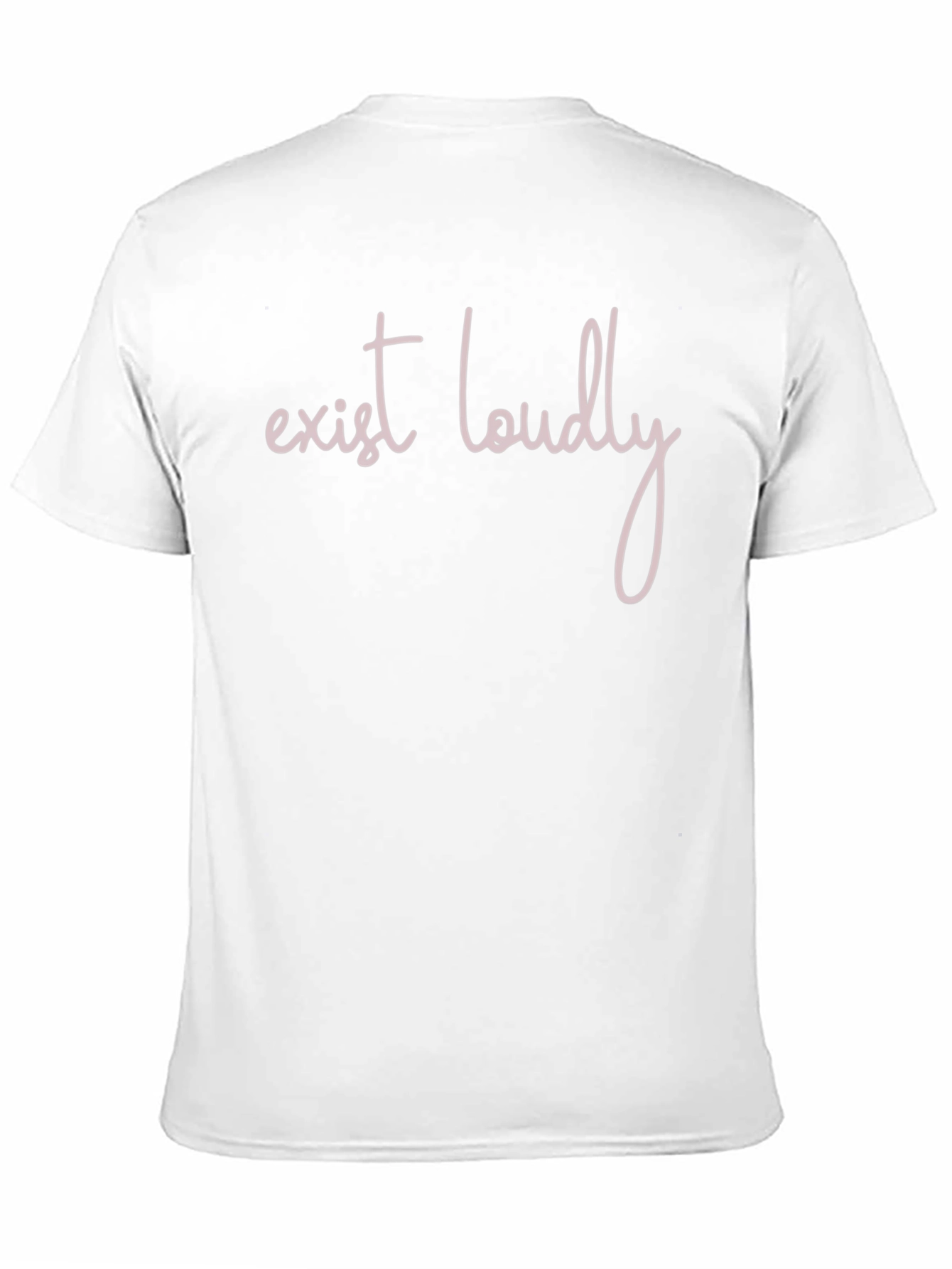 Camiseta Negra con Lema Exist Loudly